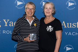 2024 Noakes Sydney Gold Coast Yacht Race Prizegiving - Currawong, 1st Double Handed PHS.    Image: Ashley Dart