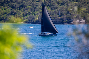 2024 Flinders Islet Race start - TP52 Smuggler viewed from North Head.  Image: David Hislop