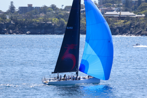 2024 Flinders Islet Race start - TP52 Koa.   Image: David Hislop