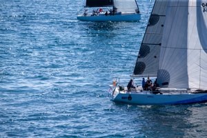 2024 Flinders Islet Race start - Navy One.   Image: David Hislop