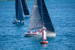 2024 Flinders Islet Race start - Cinquante.   Image: David Hislop