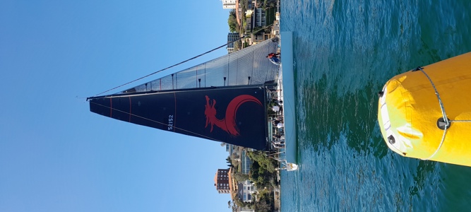 2024 Flinders Islet Race start - Koa before the start.   Image: Eric Blake