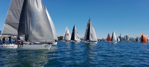 2024 Flinders Islet Race start.   Image: Eric Blake