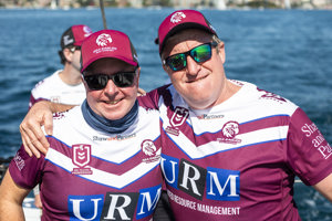 2024 Flinders Islet Race - pre-start image on URM Group.   Image: Ashley Dart