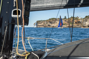 2024 Flinders Islet Race - view of Smuggler and Koa from URM Group.   Image: Ashley Dart