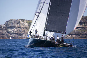 2024 Flinders Islet Race - Whisper ahead of URM Group.   Image: Ashley Dart