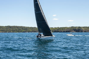 2024 Flinders Islet Race - Calibre 12 viewed from URM Group.   Image: Ashley Dart