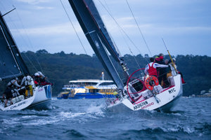 2024 Tollgate Islands Race start - Mondo (r) and Calibre 12.  Image: Ashley Dart