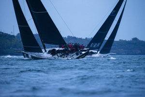2024 Tollgate Islands Race start - Whisper (foreground) and URM Group.  Image: Ashley Dart