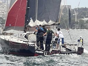 2024 Tollgate Islands Race - Pogo 40 Le Tiroflan before the start