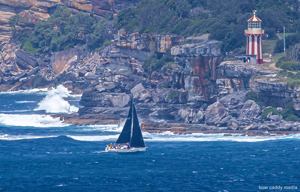 2024 Tollgate Islands Race - Supernova entering Sydney Harbour