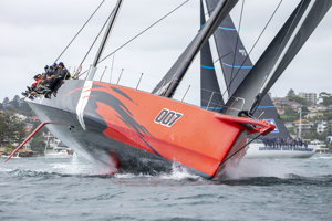 Audi Centre Sydney | 2024 Bird Island Race start - Master Lock Comanche.   Image: CYCA | Ashley Dart