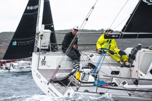 Audi Centre Sydney BWPS| 2024 Bird Island Race start - Disko Trooper (Jules Hall steering).   Image: CYCA | Ashley Dart