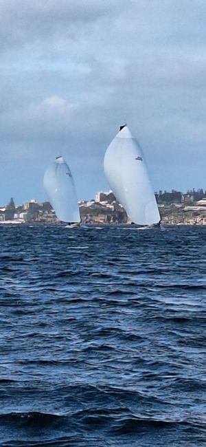No Limit leading Caro to the finish.   Image: Jackie Sapir