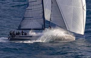 Caro entering the harbour.   Image courtesy Bow Caddy Media.