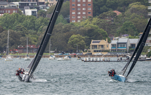 2024/25 Audi Centre Sydney BWPS | Bird Island Race start - Whisper (l) and Smuggler.   Image: Mike Selbie