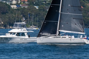 Hugn Torode's Sydney 36S finishing.   Image: CYCA | David Hislop