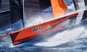 Master Lock Comanche stretching its legs as it leaves Sydney behind.   Image: ROLEX | Carlo Borlenghi