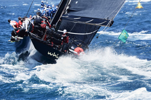 Whisper exiting Sydney Harbour.   Image: ROLEX | Carlo Borlenghi