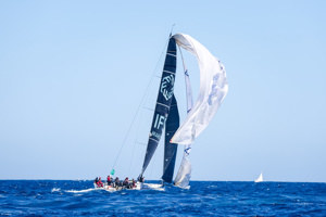 That spinnaker won't be going much further.     Image: CYCA | Salty Dingo