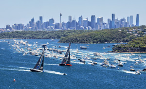 2024 Rolex Sydney Hobart race start.   Image: ROLEX | Carlo Borlenghi