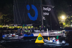 LawConnect crossing the finish line.   Image: CYCA | Salty Dingo