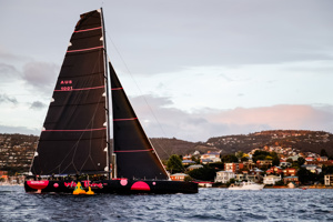 Wild Thing 100 crossing the finish line.   Image: CYCA | Salty Dingo