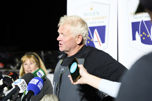 Tony Mutter, Sailing Master of LawConnect, after its line honours win.