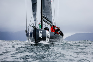 Whisper making slow progress in Storm Bay.   Image: CYCA | Salty Dingo