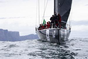 Whisper drifting in a frustrating period on the race course.   Image: CYCA | Ashley Dart