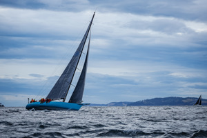 Antipodes in River Derwent with less than 10 nautical miles to go.    Image: CYCA | Salty Dingo
