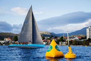 Antipodes crossing the finish line.    Image: CYCA | Salty Dingo