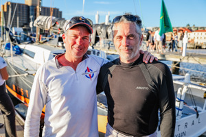 Rupert Henry and Corentin Douguet, co-skippers of Mistral.    Image: CYCA | Salty Dingo