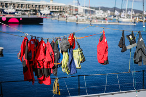 Drying out the wet weather gear.   Image: CYCA | Salty Dingo