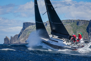 Mistral, co-skippered by Rupert Henry and Corentin Douguet.    Image: CYCA | Salty Dingo