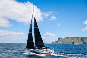 Mistral heading off into Storm Bay.    Image: CYCA | Salty Dingo