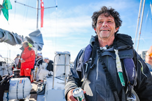 MWF Kayle skipper John Whitfeld at the dock    Image: CYCA | Salty Dingo