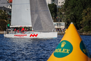 MWF Kayle approaches the finish line     Image: CYCA | Salty Dingo