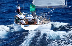 S&S 47 Love & War competing in the 2024 Rolex Sydney Hobart.    Image: Rolex | Carlo Borlenghi