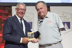 Cinquante, 3rd Sydney 38 Division -  presented by RYCT Commodore Stephen McCullum  to skipper Kim Jaggar.     
