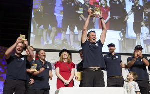 Happy Wanderer, 2nd Corinthian IRC, 2nd Corinthian PHS and 1st Armed Services Yacht on Corrected Time (Oggin Cup) - presented by Alderman Louise Bloomfield (City of Hobart).     