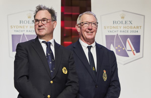 CYCA Commodore Sam Haynes and RYCT Commodore Stephen McCullum.    