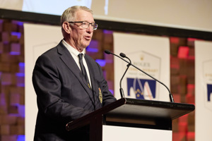 Royal Yacht Club of Tasmania Commodore Stephen McCullum.    