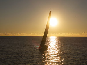Smuggler approaches the finish of the 2025 Noakes Sydney Gold Coast Yacht Race.  
