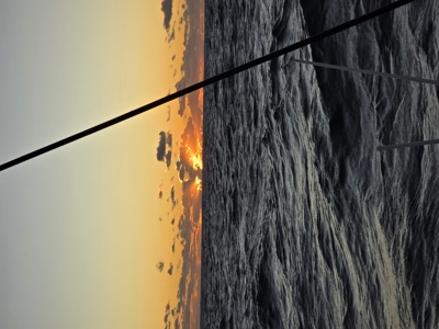 Early morning light on Frantic.