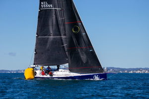 New Zealand TP52 V5 crossing the finish line.  