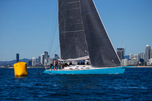 Antipodes finishing the 2025 Noakes Sydney Gold Coast Yacht Race.  
