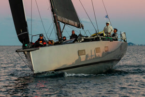 Daguet 2 approaching the finish.    Image: CYCA/Ashley Dart