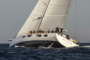 Cabbage Tree Island 2025 - Solaris 80rs Alithia.    Image: CYCA/Andrea Francolini