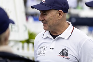 James Mayo, co-owner of Master Lock Comanche at the Cruising Yacht Club of Australia